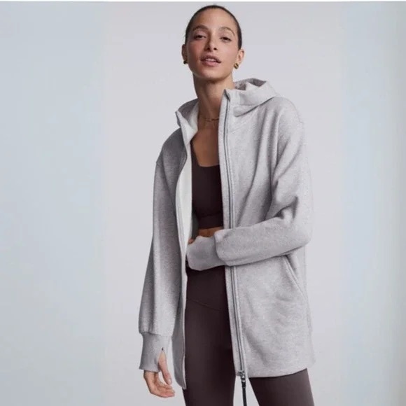 Varley Tops - Varley NWOT TEMPLETON HOODIE grey